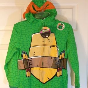 NWT Teenage Mutant Ninja Turtles Zipped Hoodie